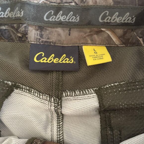 Cabelas Pants Mens Large Camouflage Camo Outdoor Hunting Hiking Cargo Pockets - Picture 12 of 14